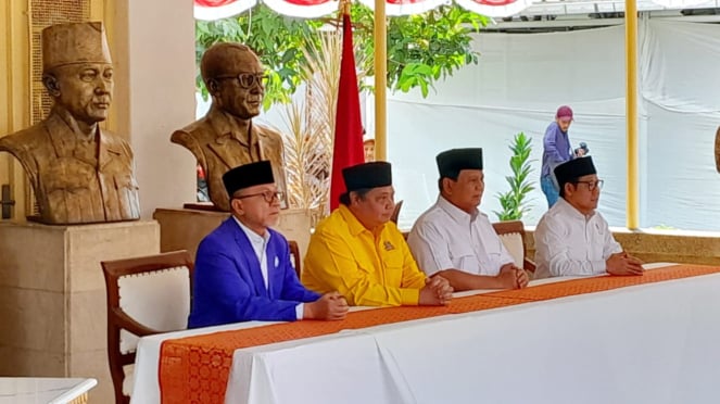 PAN dan Golkar Deklarasi Dukung Prabowo Subianto Capres 2024